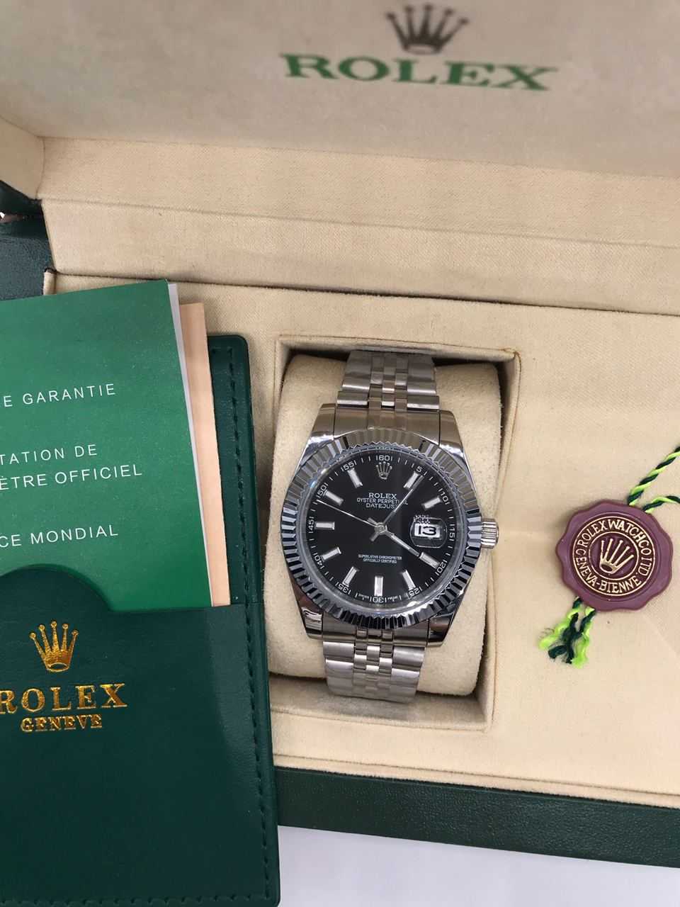 Montre D@tejust 41 Noire Jubilée Pour Homme