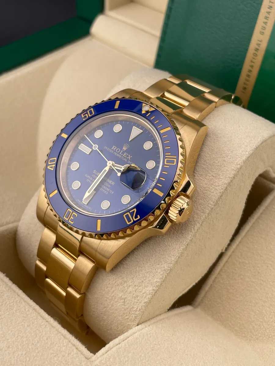 RLX Submariner jaune et or