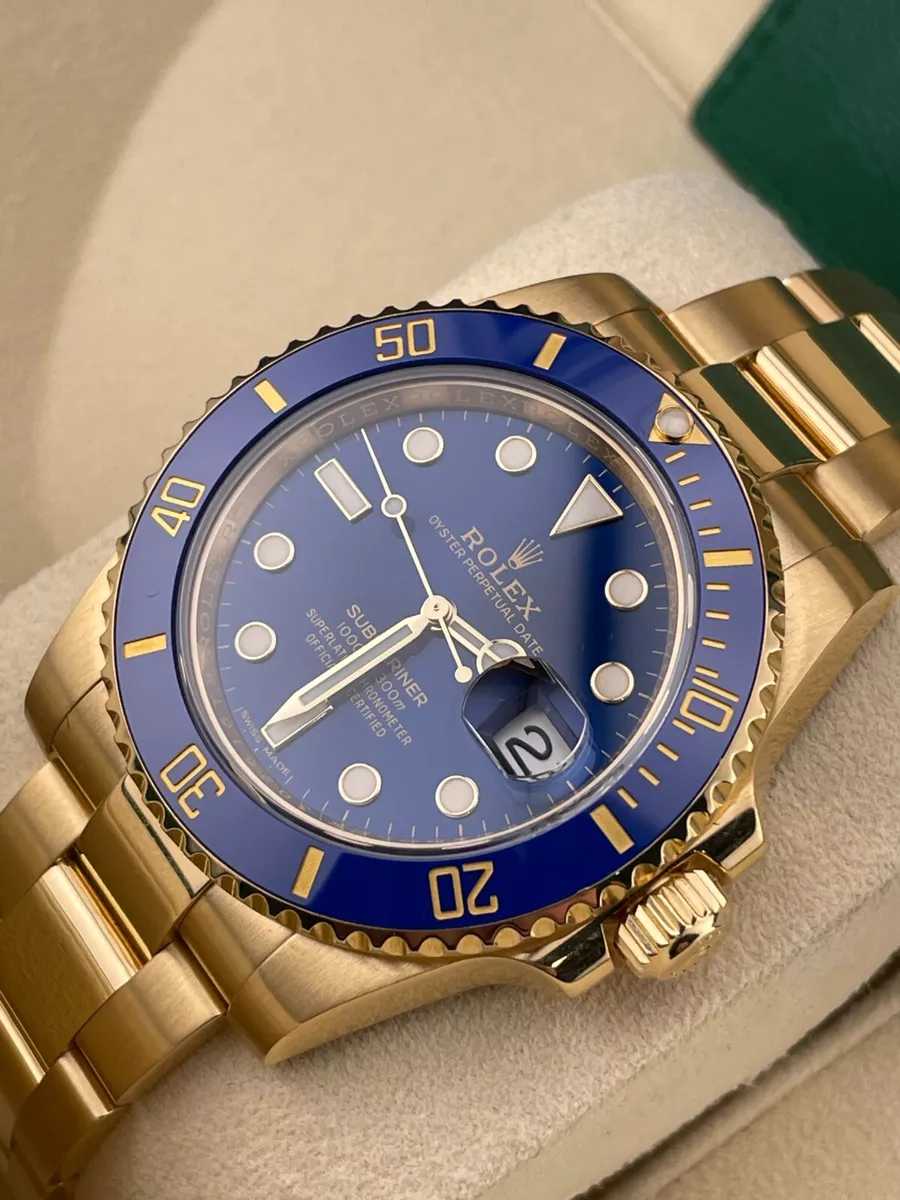 RLX Submariner jaune et or