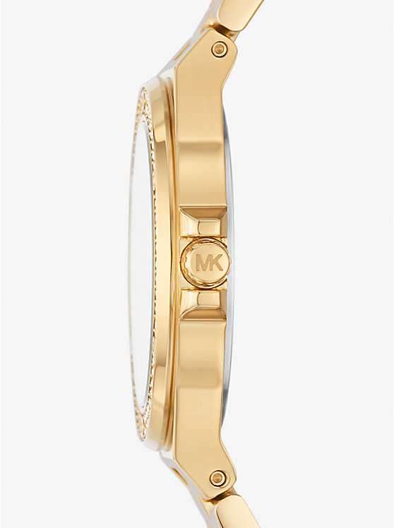 MK Petite montre Lennox dorée