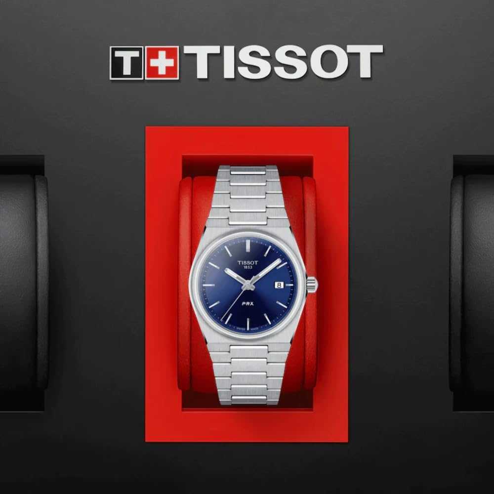Tïssôt PRX 35 mm Boîtier en acier inoxydable Quartz
