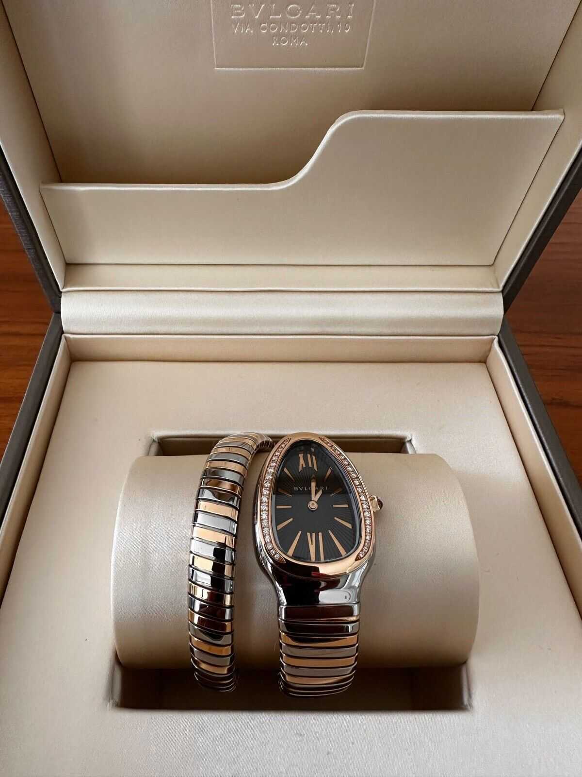 BULGARI Serpenti cadran noir