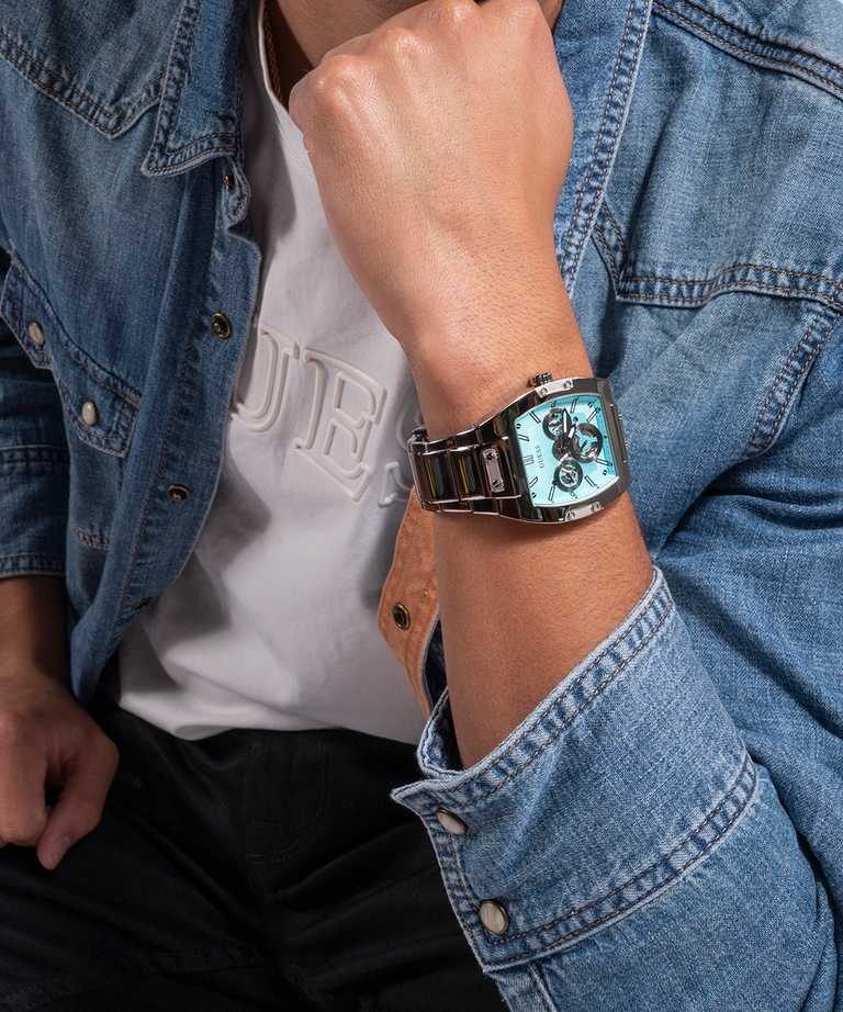Montre multifonction GSS pour homme, ton argent