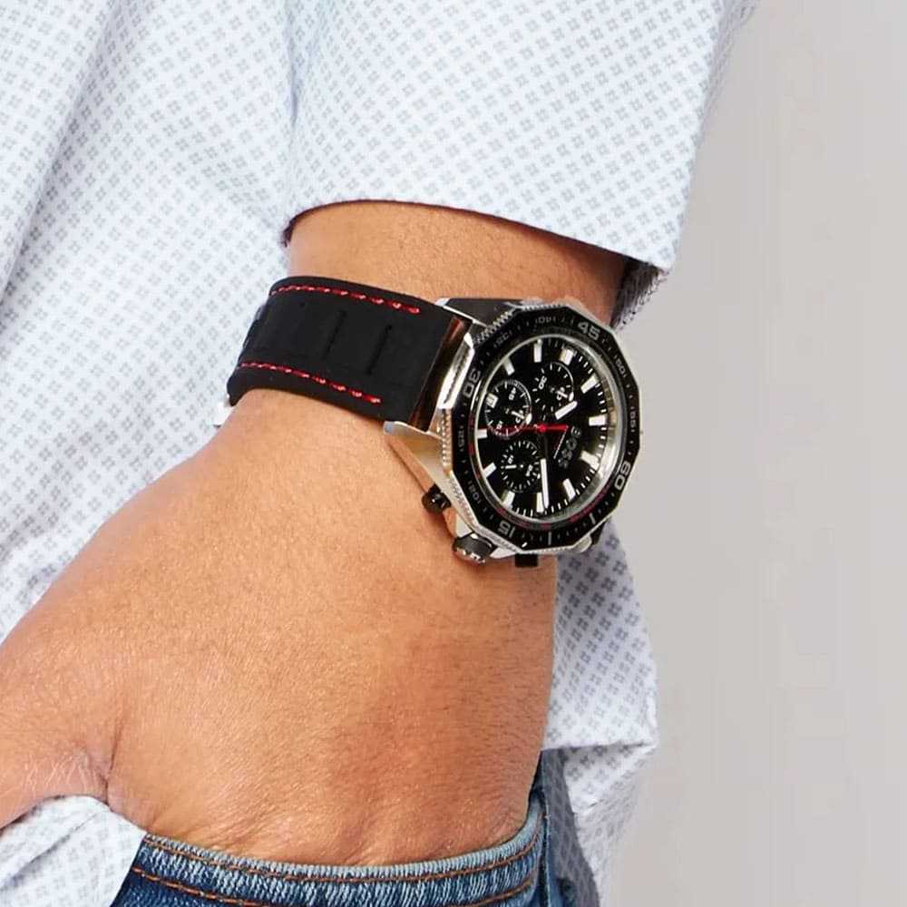 Montre chronographe Hugo Boss Energy à cadran noir