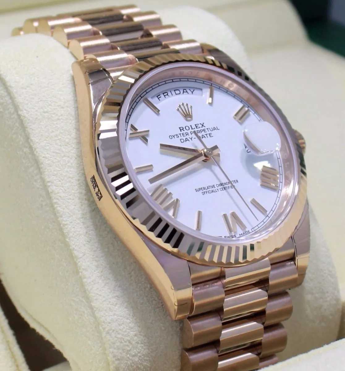 Rolex Day-Date Cadran blanc President