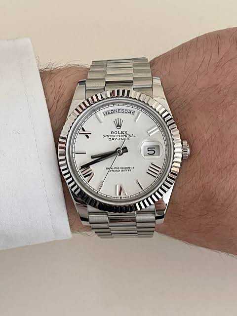 Rolex Day-Date Cadran blanc President