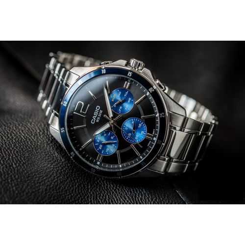 C@sio Cadran bleu - Boîtier et bracelet
