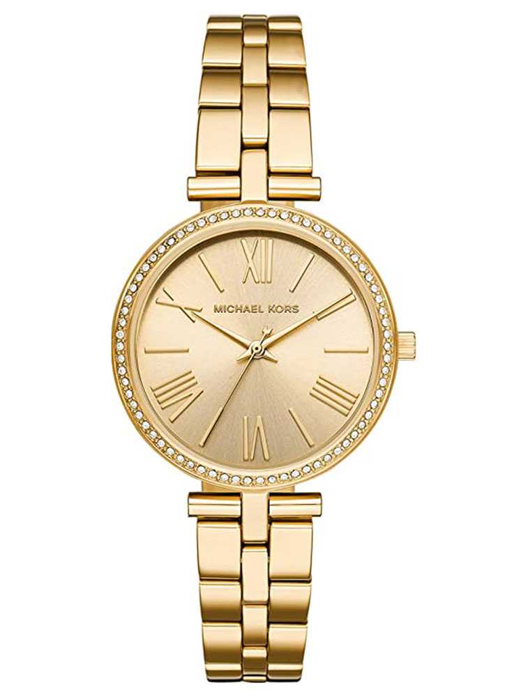 Montre Femme à Cadran Doré Analogique MK