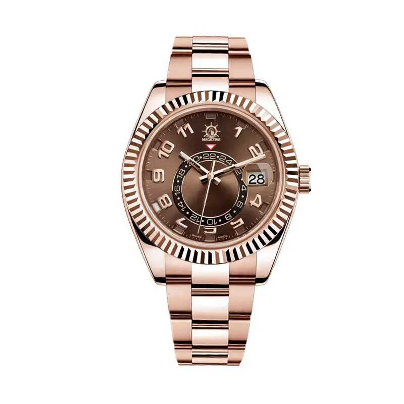 RLX Sky-Dweller 326935 Everose Or Chocolat