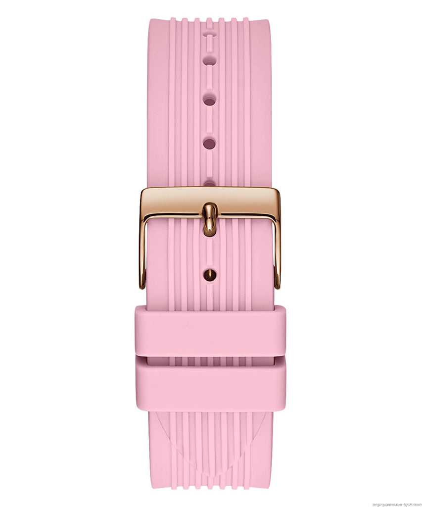 Montre Guess Athena pour femme avec cadran blanc et rose