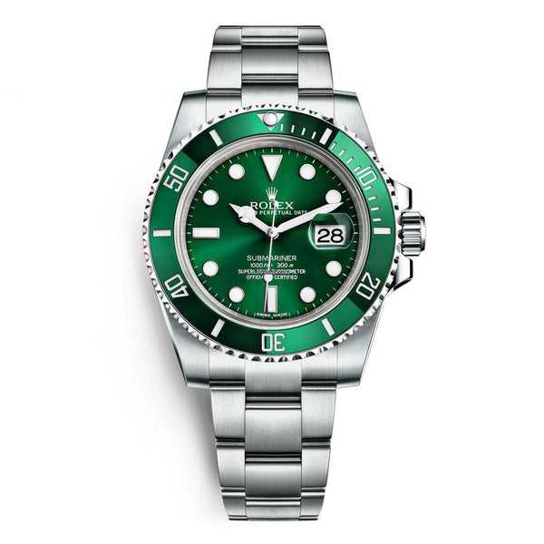 Montre RLX Submariner Vert "Hulk" 116610LV pour homme