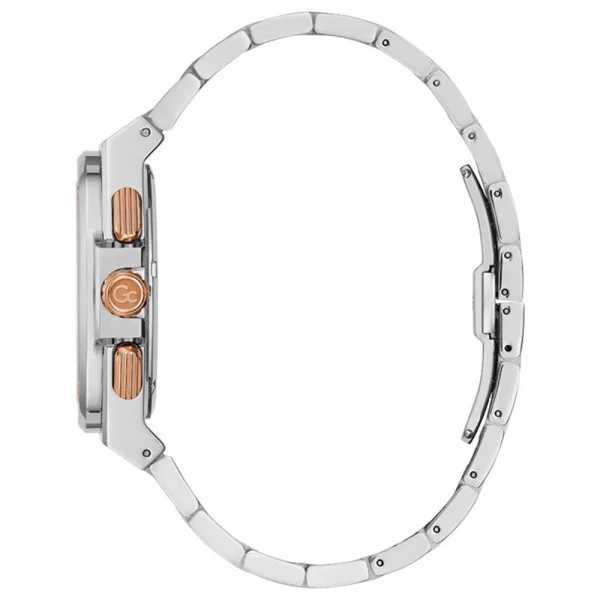 GC Coussin Shape Watch in Silver-Tone Steel