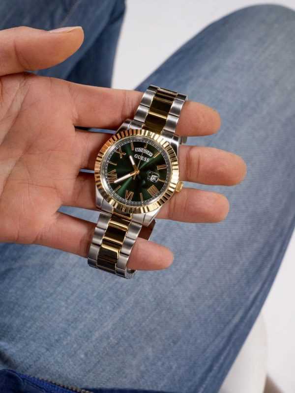 Montre homme GSS bicolore jour/date