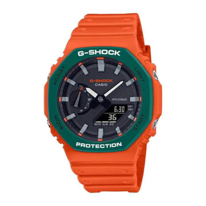 MONTRE DE SPORT G-SHOCK POUR HOMME 2100 GA2110SC-4ADR - ORANGE