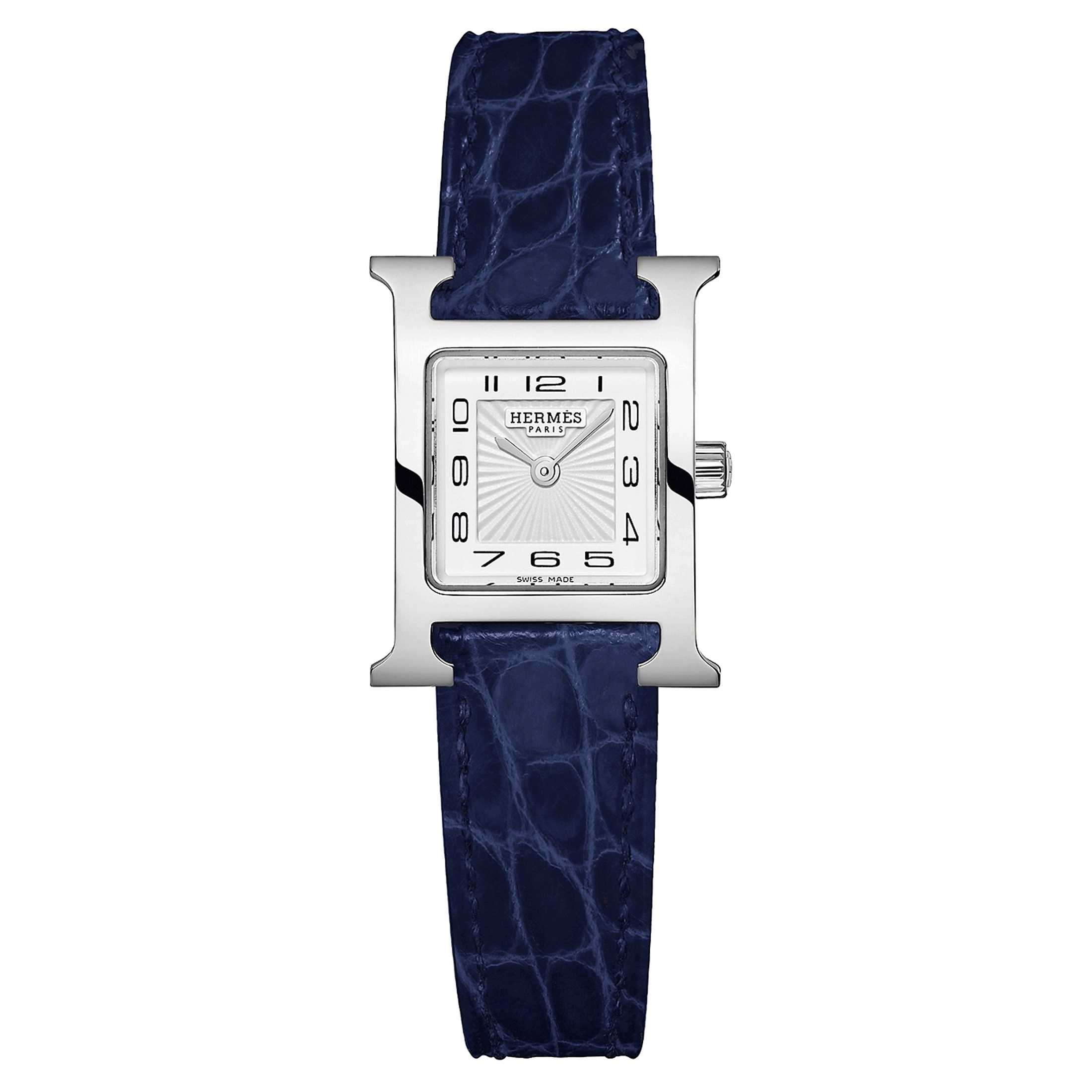 Heure H Mini Model, quartz movement, white dial