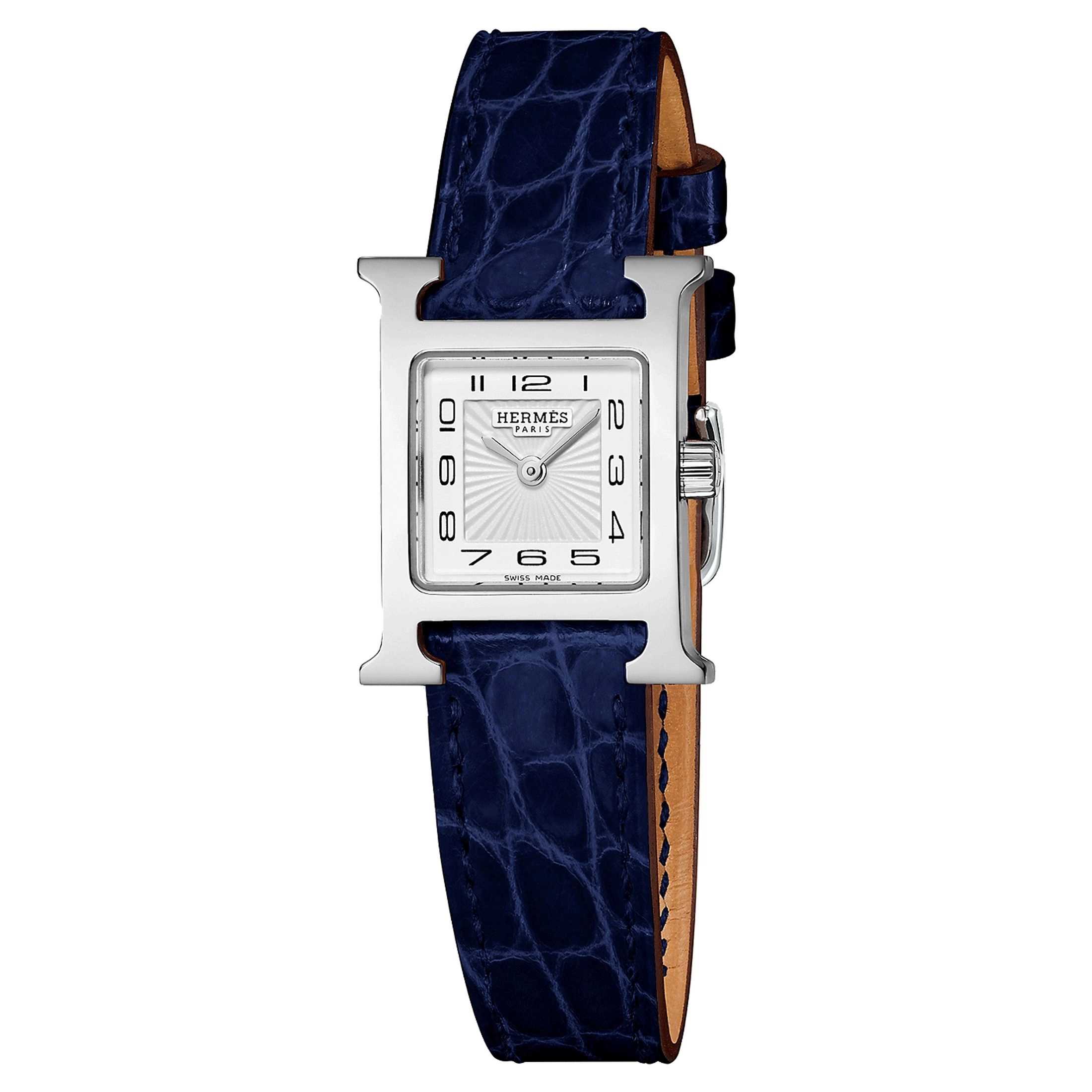 Heure H Mini Model, quartz movement, white dial