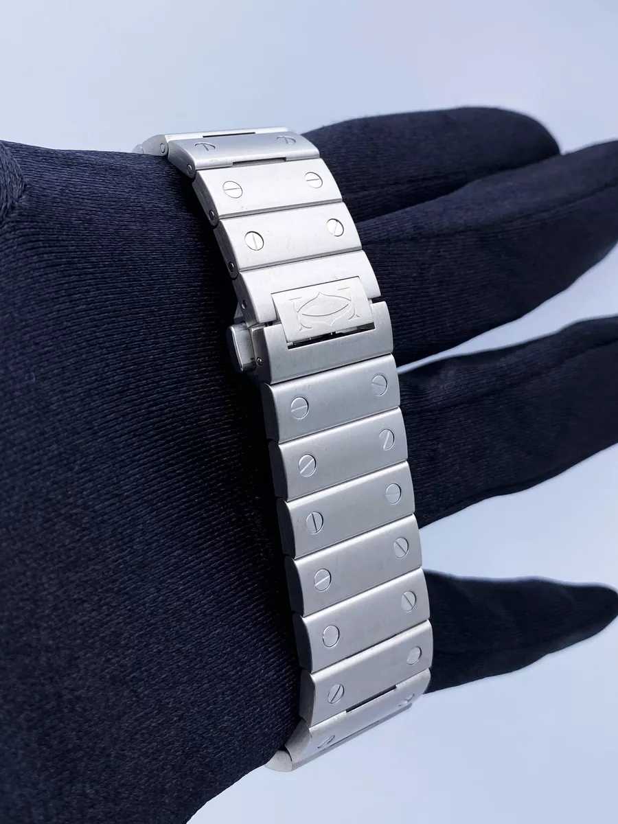 Montre homme Cartier Santos squelette WHSA0015 et papiers