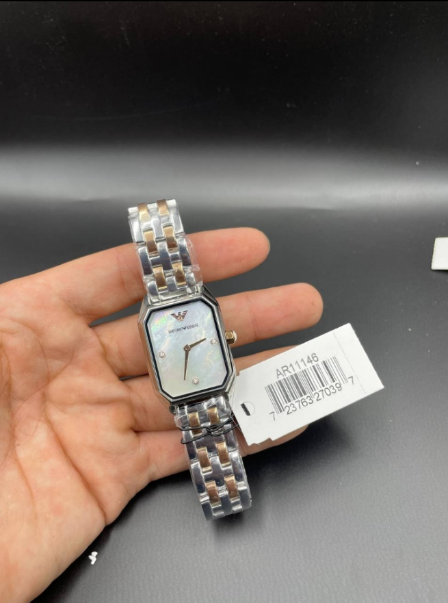 Emporio Armani AR11146 Two Tone Stainless Steel Ladies