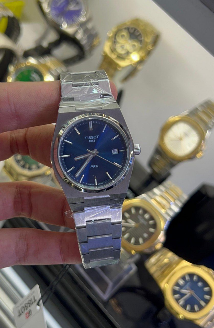 Tïssôt PRX 35 mm Boîtier en acier inoxydable Quartz