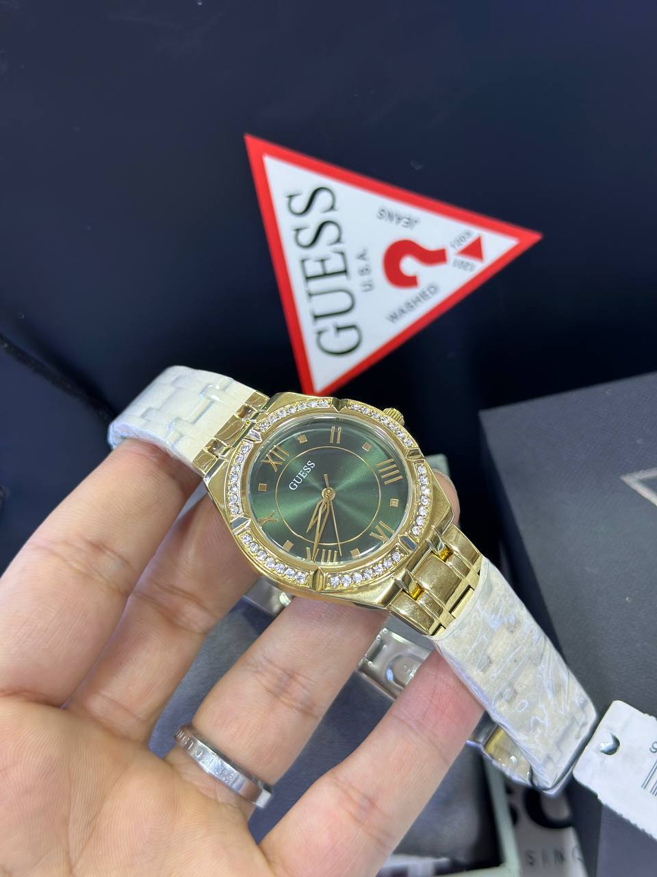 Guess Montre Cosmo Verte