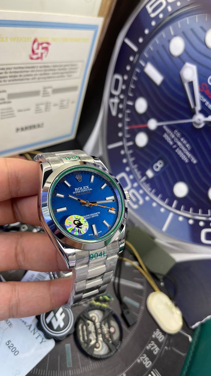 Rolex Oyster Perpetual Milgauss Bleu Z-Blue