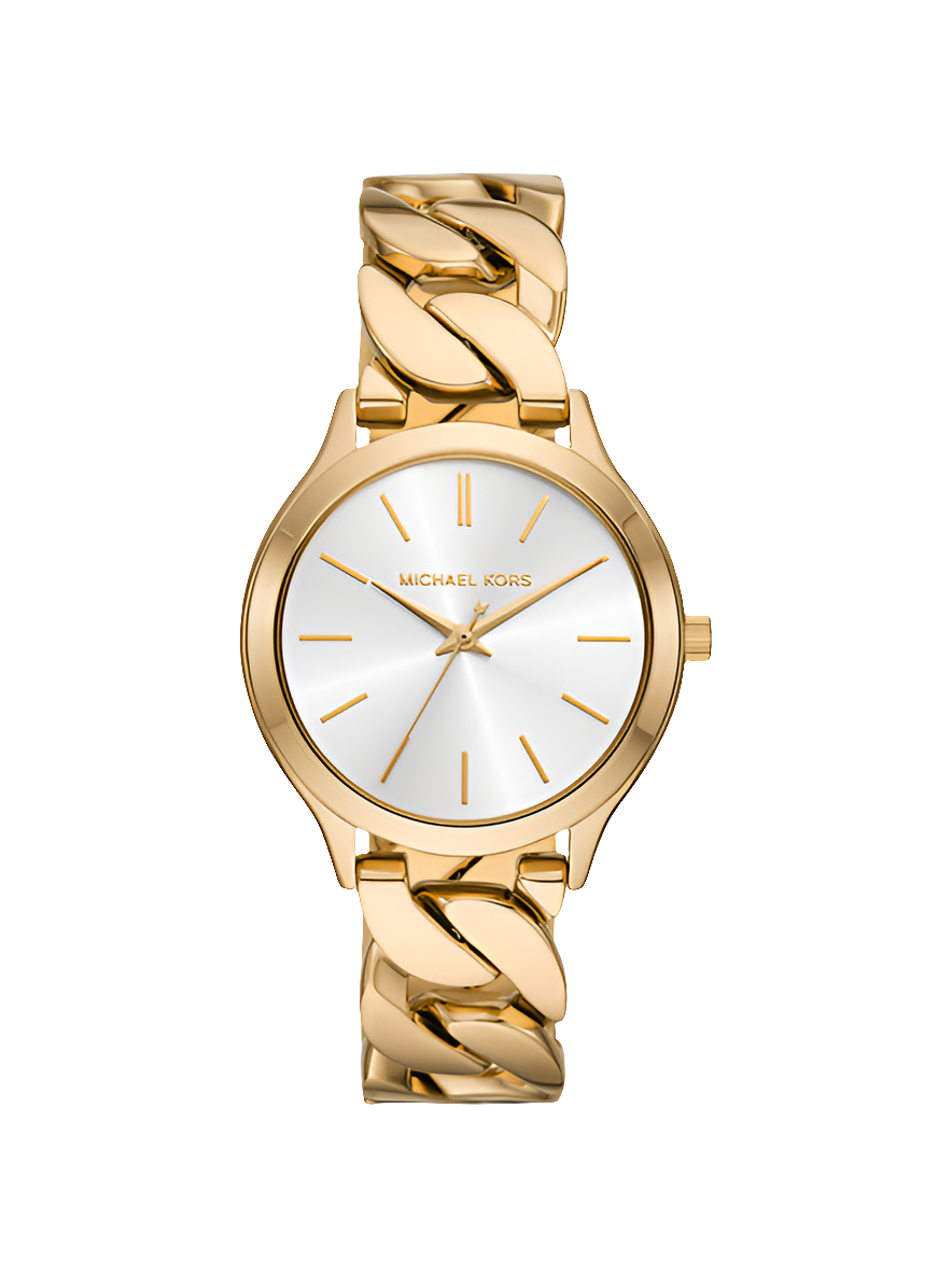 Michael Kors
Montre Slim Runway à maillons gourmette dorés