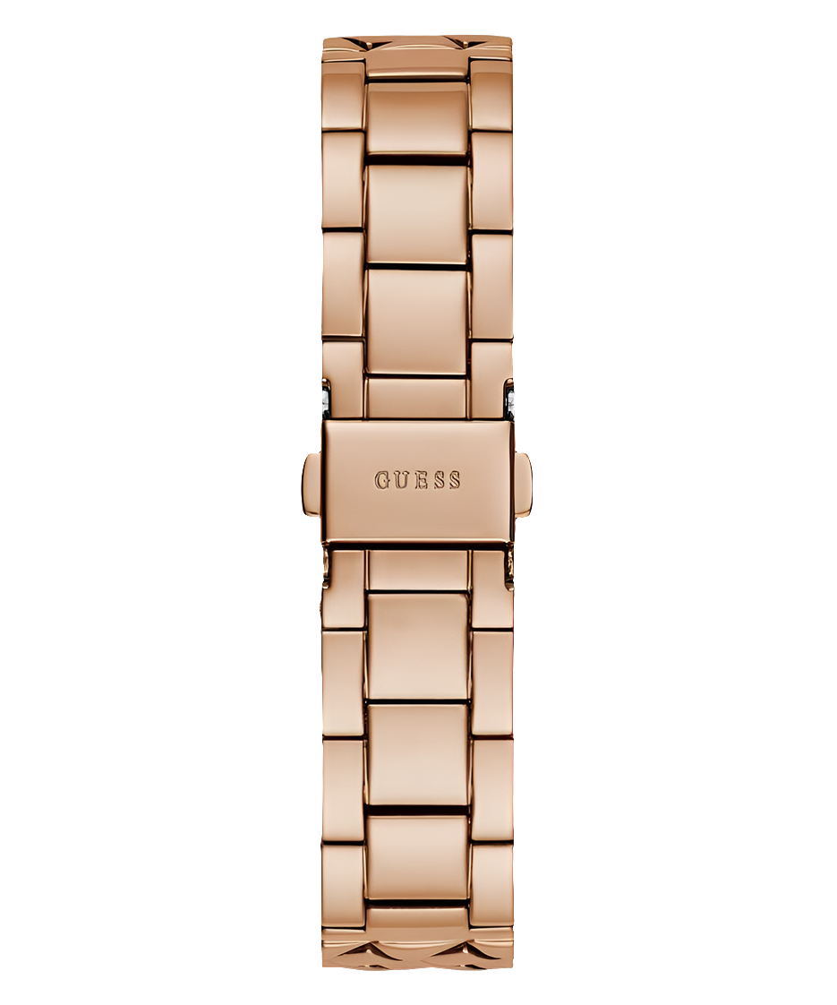 GUESS Ladies Rose Gold Tone Analog Watch