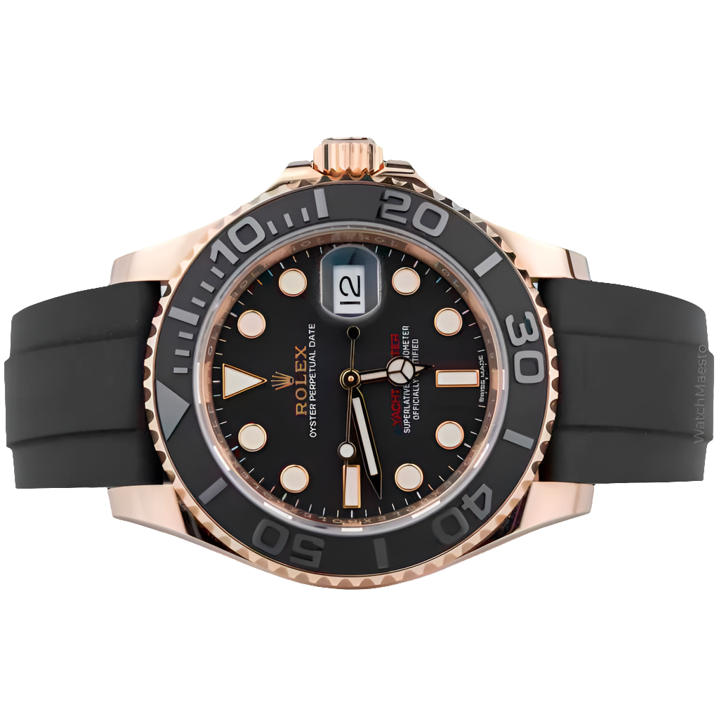 RLX Yacht-Master 40 Or rose Oysterflex