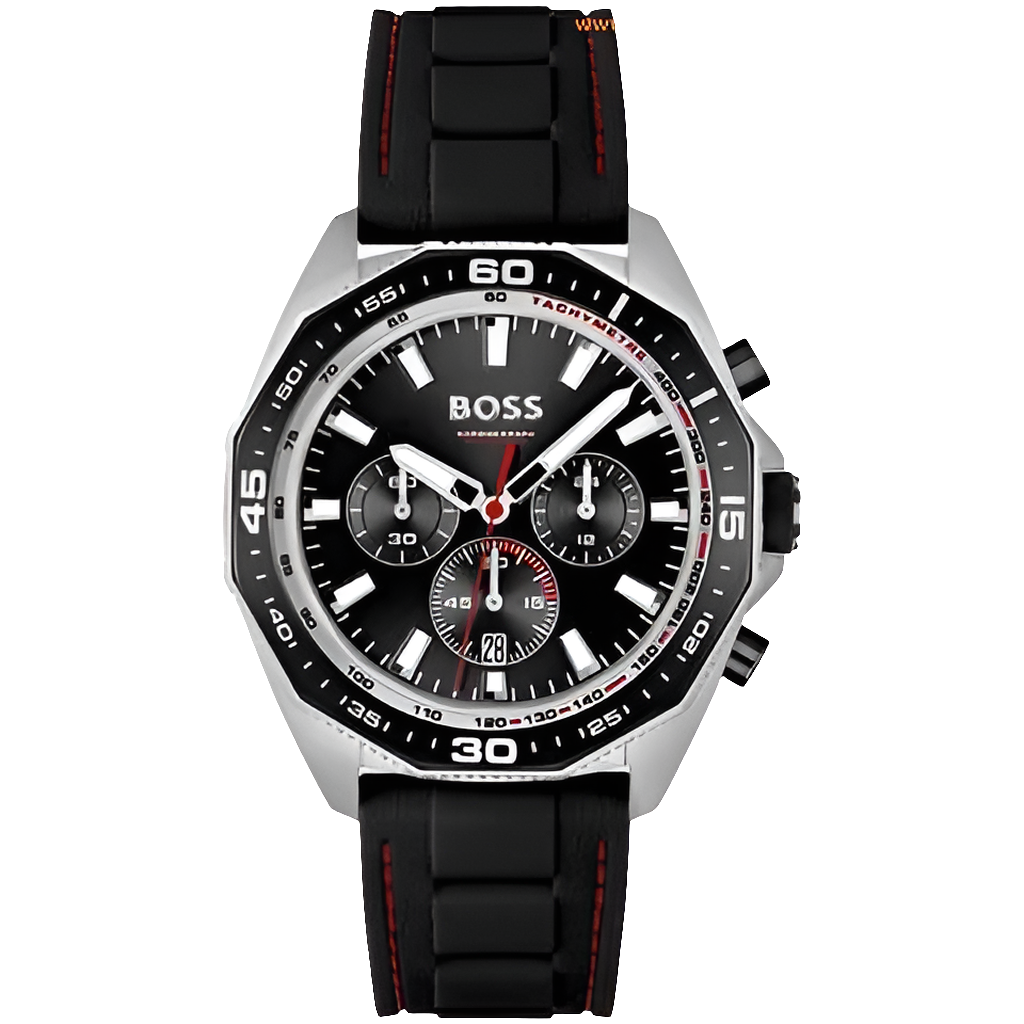 Montre chronographe Hugo Boss Energy à cadran noir