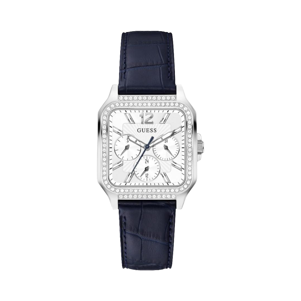 GUESS – Montre Guess Femme Argentée – Bleu marine