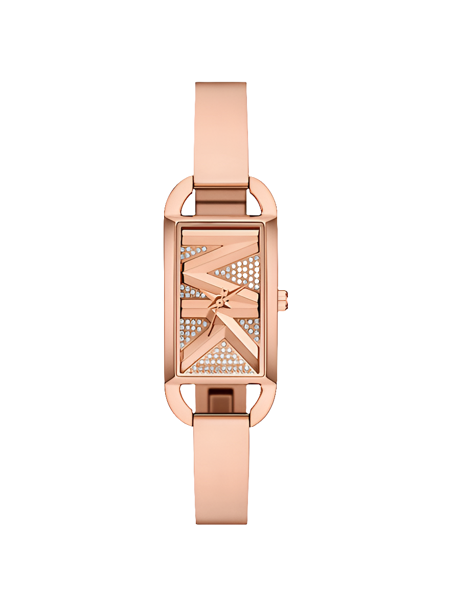 Michael Kors
Montre à bracelet miniature Empire pavée en or rose