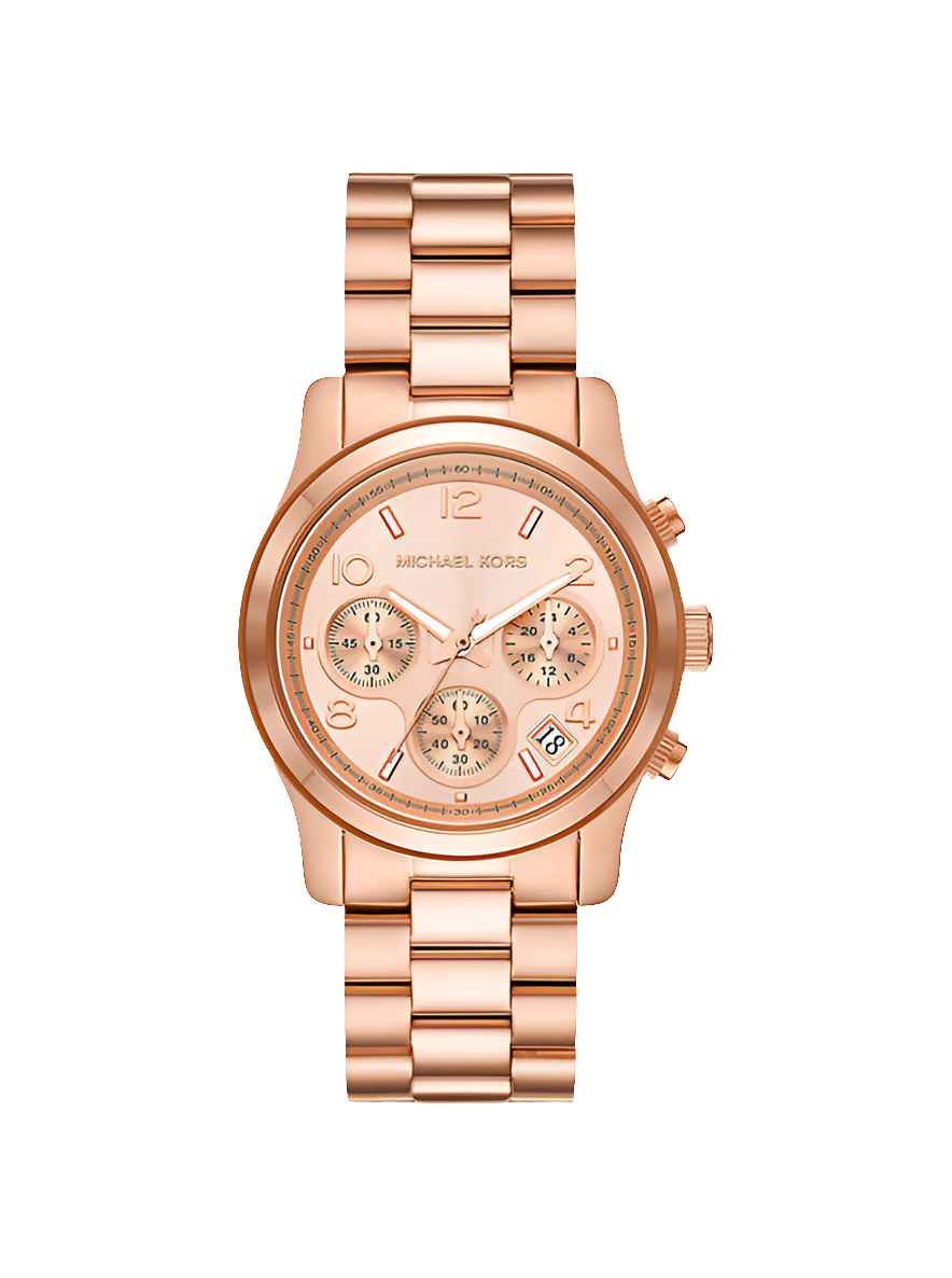 MK Montre Runway, ton or rose
