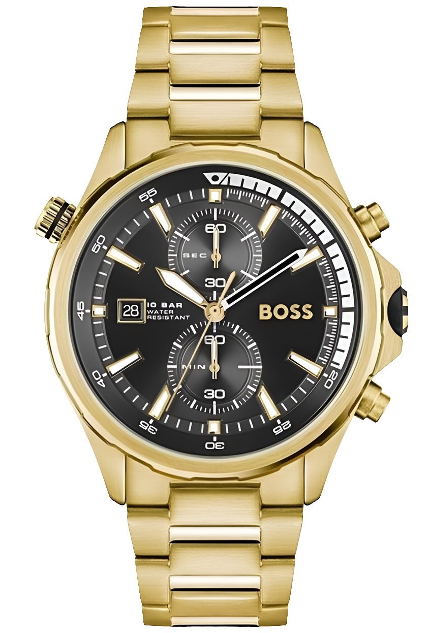 Montre chronographe Hugô Bôss Globetrotter pour homme - 1513932