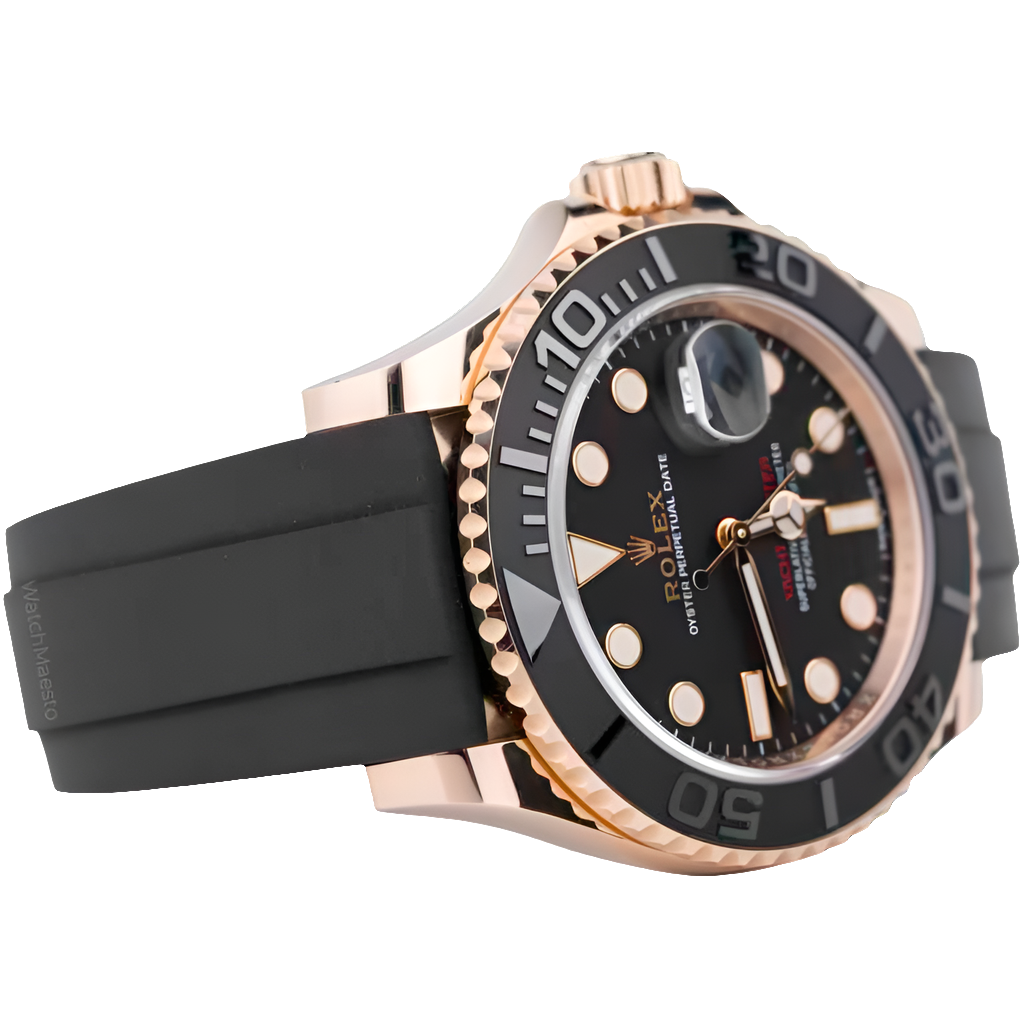 RLX Yacht-Master 40 Or rose Oysterflex