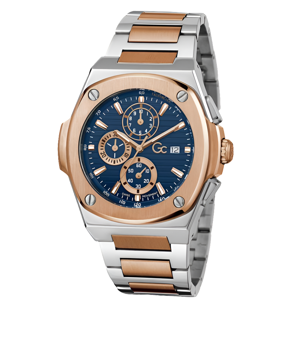 Gc Coussin Shape Chrono Métal 44 mm