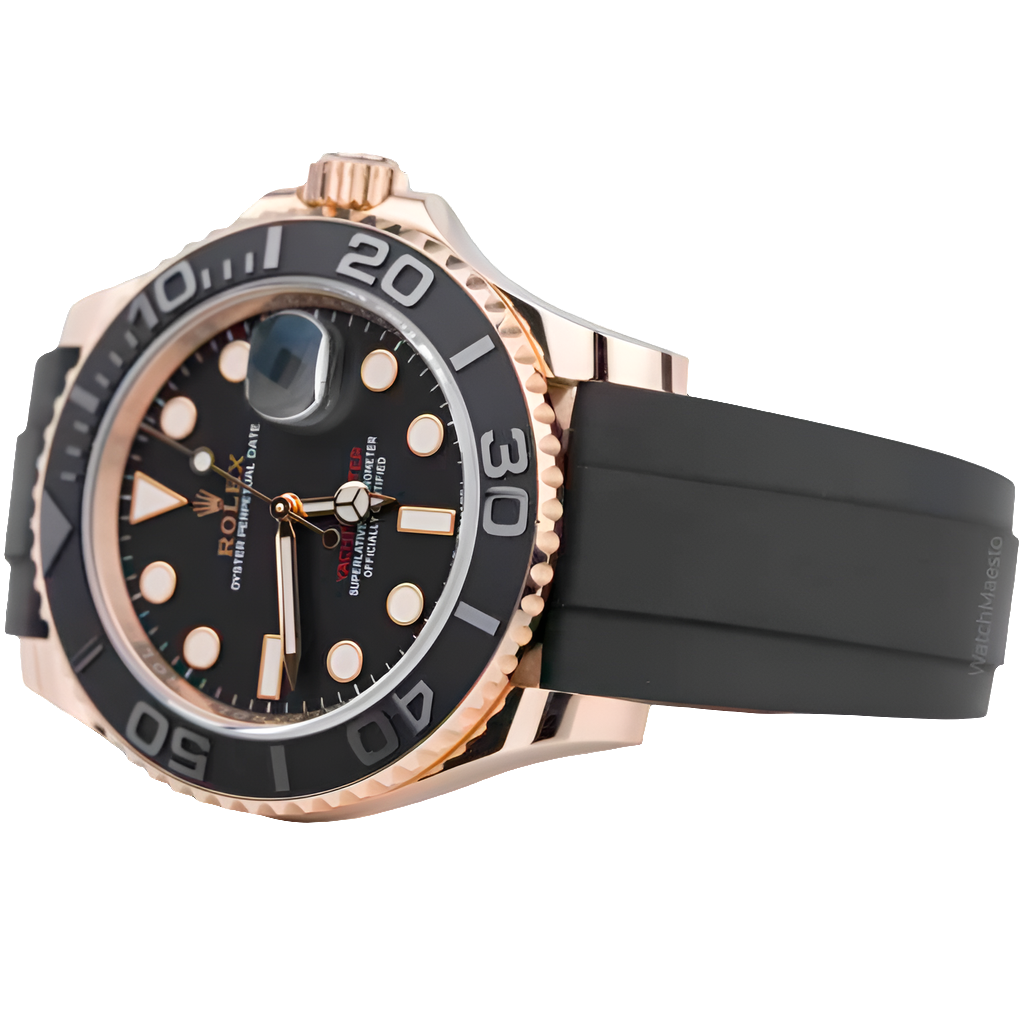 RLX Yacht-Master 40 Or rose Oysterflex