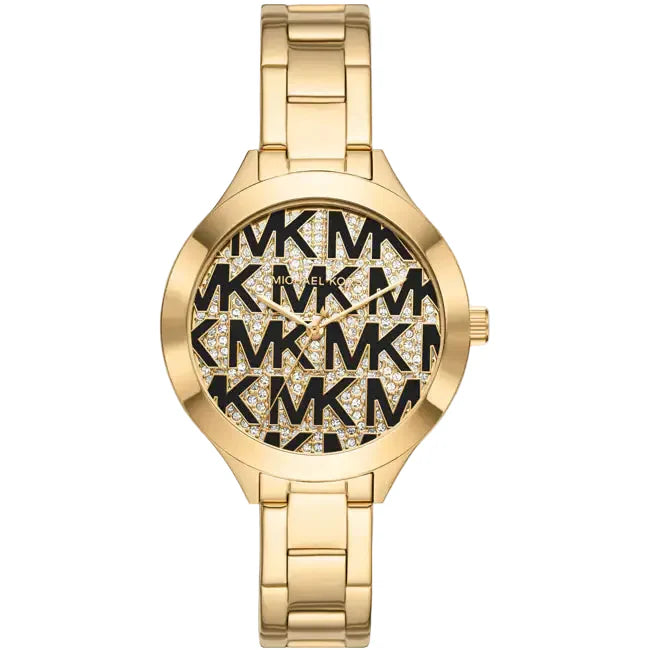 Michael Kors Slim Runway Montre pour femme dorée      MK4659