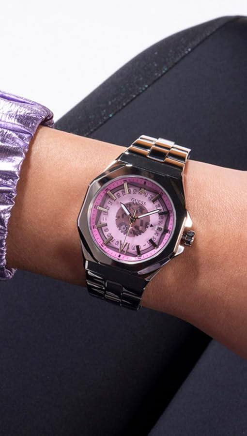 Montre femme Guess bracelet argenté - GW0551L1 | Timekeepers NG