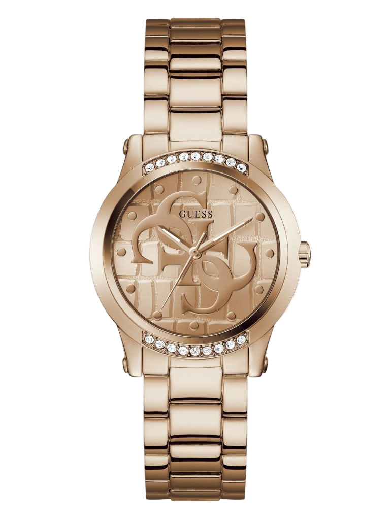 GUESS - Montre analogique pour femme, couleur or rose, 36 mm