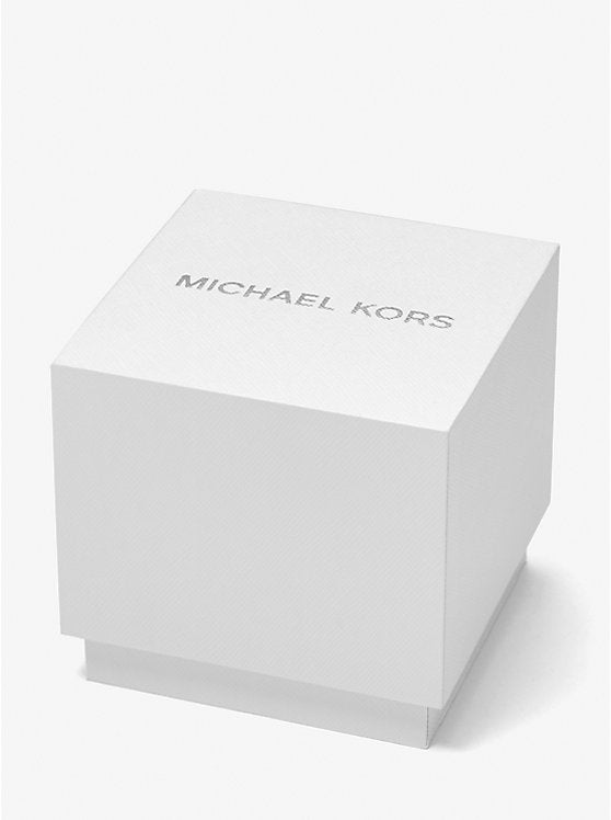 MK Outlet
Montre Pilot miniature de ton or rose en silicone à pavé et à logo
