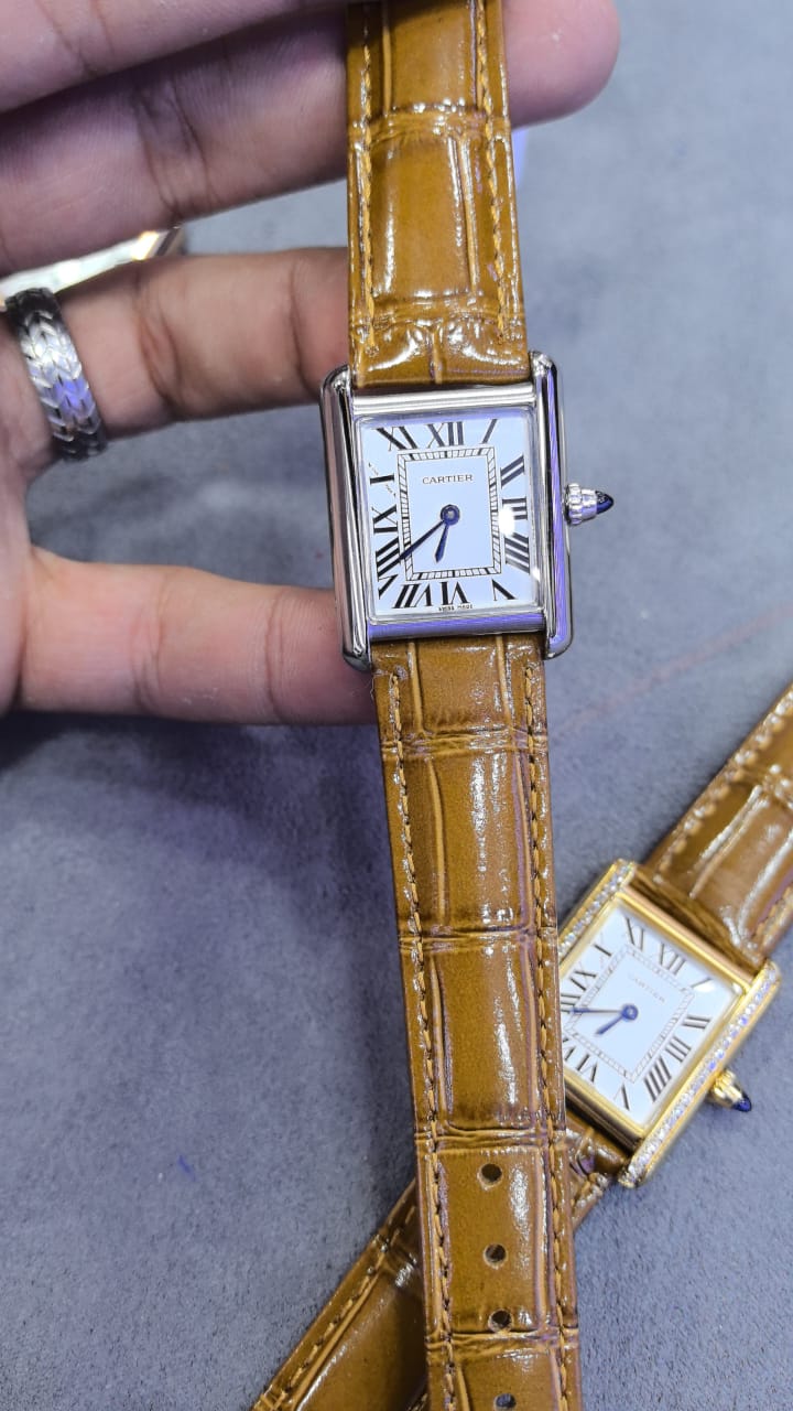 Cartier Tank Must – Argent bracelet marron