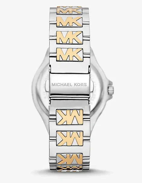 Montre Michael Kors Lennox pavée bicolore avec logo