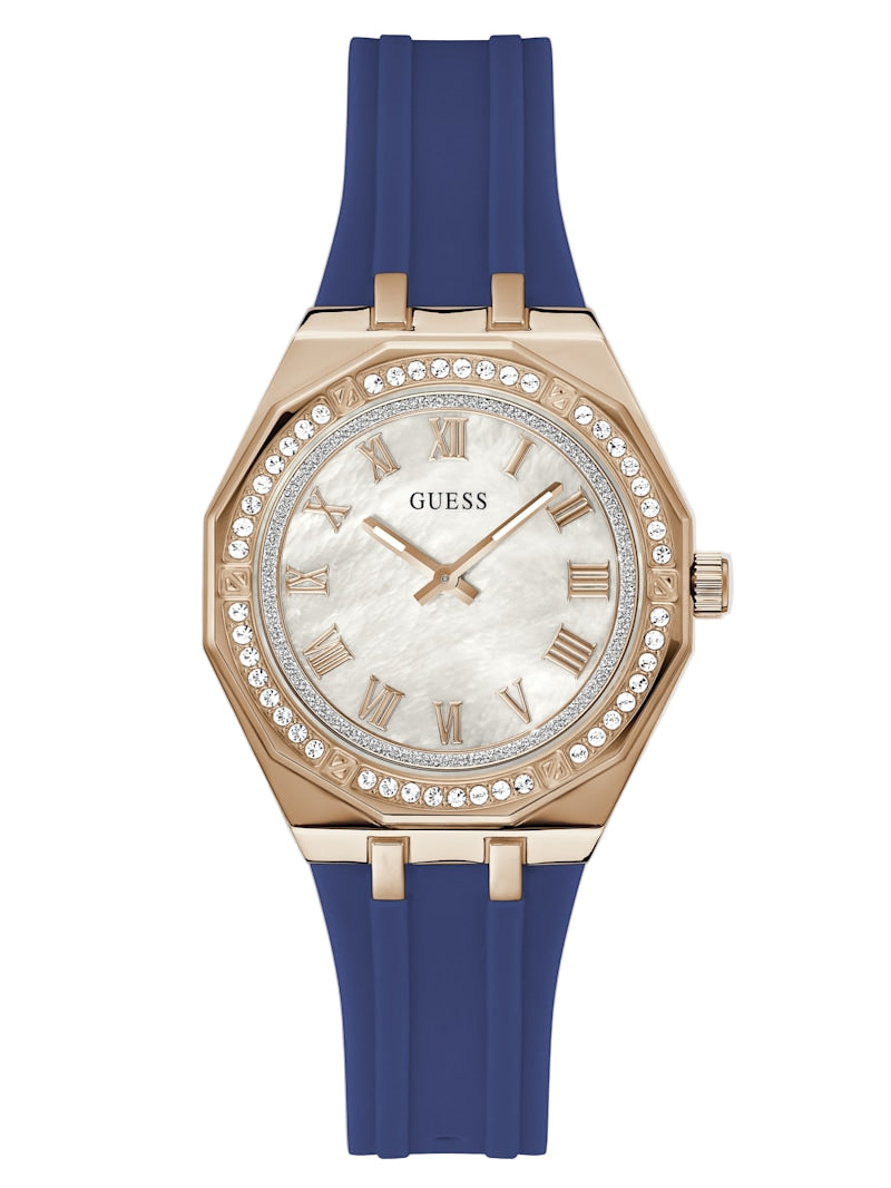 Guess Montre analogique or rose et marine