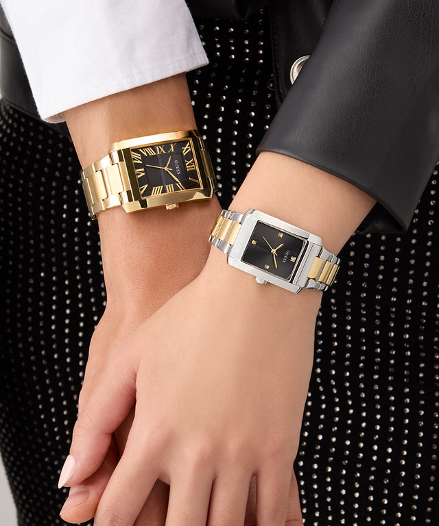GUESS Montre analogique bicolore argentée pour femme
27 mm