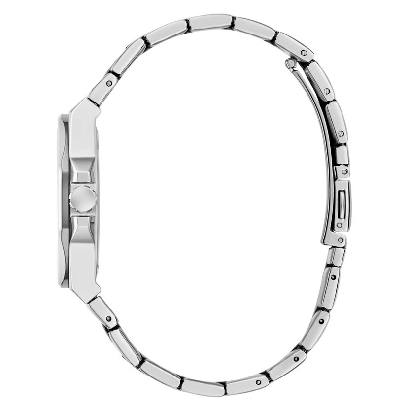 Montre analogique Guess pour femme, ton argent, GW0873L1