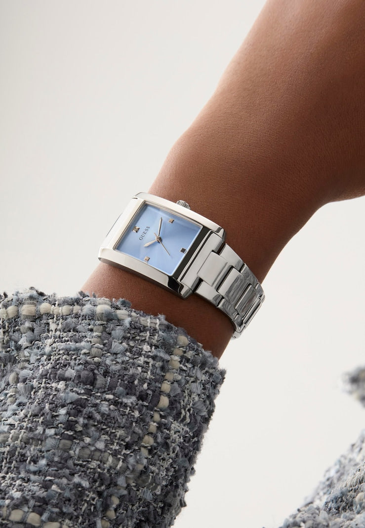 Montre analogique Guess de couleur argentée