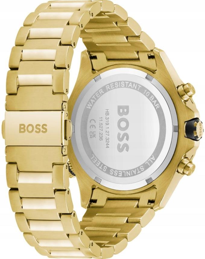 Montre chronographe Hugô Bôss Globetrotter pour homme - 1513932