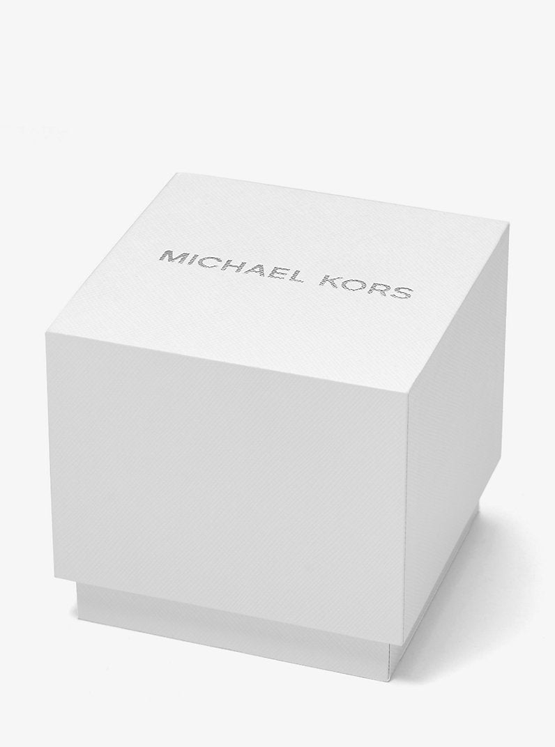 Montre bicolore Liliane MK avec pierres serties