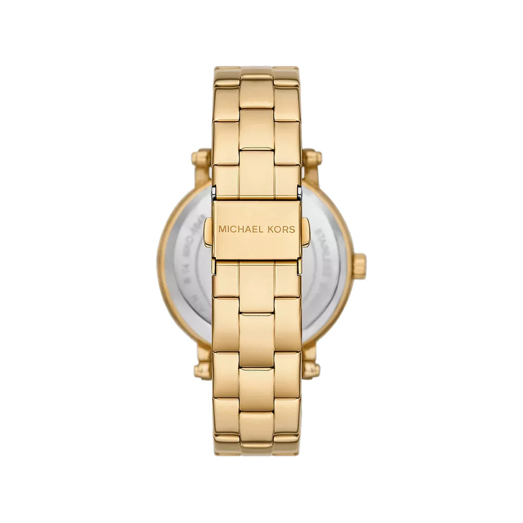 Michael Kors Montre à cadran bleu et or, MK01048