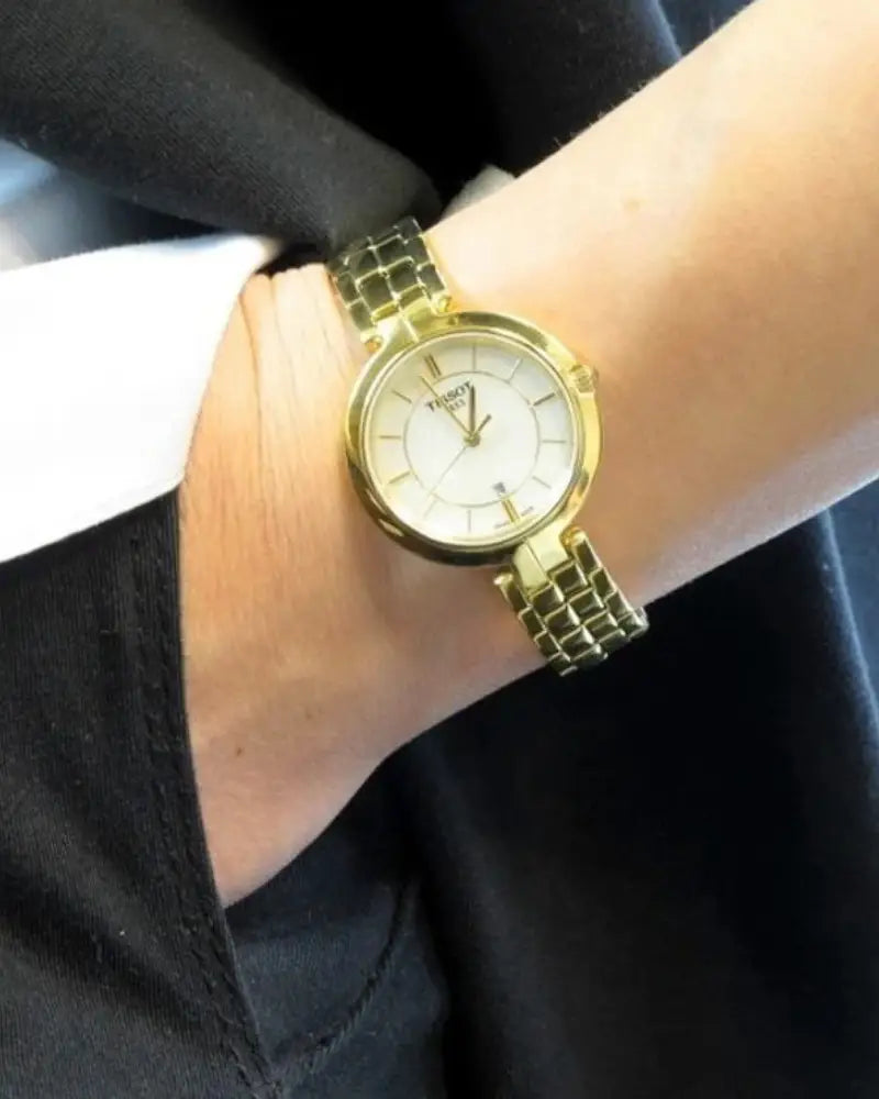Montre Tissot Flamingo Or pour femme